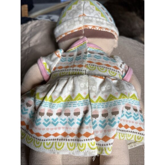 Apple Park Kids 12” Baby Girl Soft Cloth Plush Toy Doll 2017 RARE - Picture 8 of 8